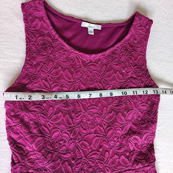 Soprano Sz SM Pink Fit and Flare Sleeveless Dress - Picture 7 of 10